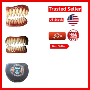 Flexible Pennywise FX Colmillos 2.0 - Dientes de payaso malvado para adultos, no requiere calor - Imagen 1 de 4