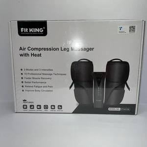 Fit King Air Compression Leg Massager With Heat Model FT-017A - Picture 1 of 4