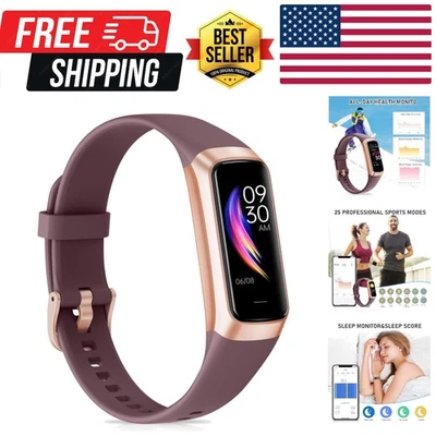 Rastreador fitness à prova d'água com longa duração da bateria - Hub de monitoramento de saúde 24/7 - Imagem 1 de 4