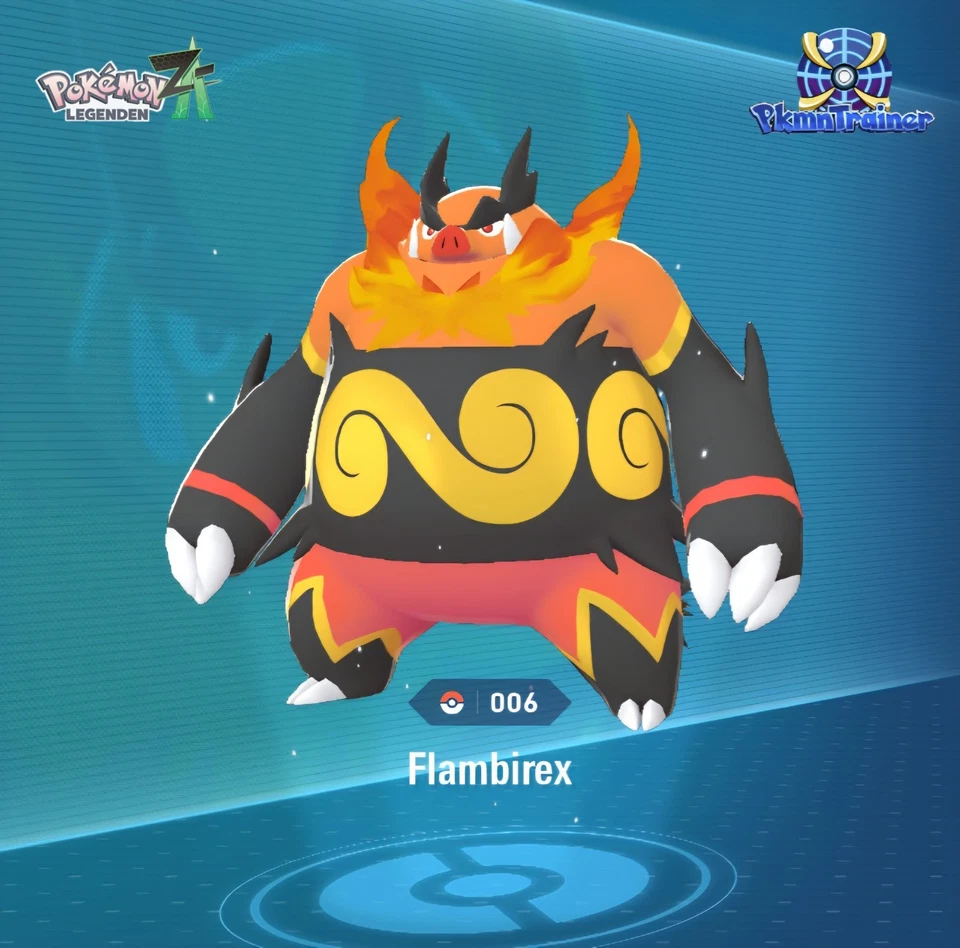 Flambirex / Normal & Shiny / 6IV / Battle Ready / Pokémon-Legenden: Z-A - Bild 1 von 1