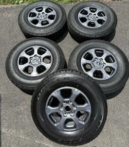 New 2024 Ford Bronco 17” Wheels Rims Tires 255/75/17 OEM Outer Banks Ranger 2023 - Picture 1 of 9