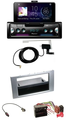 Pioneer DAB Bluetooth MP3 USB Autoradio für Ford Kuga Fusion Transit 05-12 silbe - Bild 1 von 4