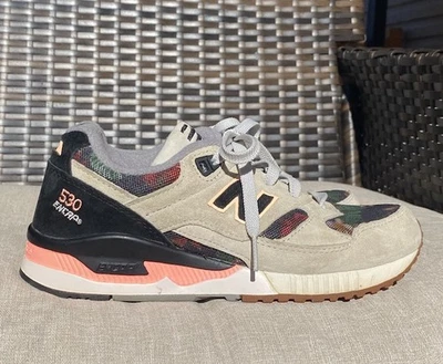 New Balance 530 Encap Sneakers Women's Sz 6.5 Mesh Floral Black Suede W530MOW - Image 1 of 4