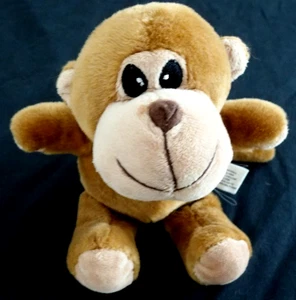 RI Novelty Baby Monkey Plush Stuffed Animal tan brown ages 5 and up lovey toy - Picture 1 of 3