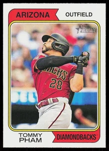 2023 Topps Heritage Tommy Pham #564 béisbol Arizona Diamondbacks - Imagen 1 de 2