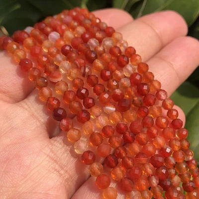 Cuentas de zafiro azul para hacer joyas espaciador redondo facetado pequeño 2 3 4 mm hilo Foto 1 de 4