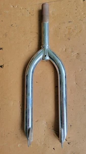 1990s GT Performer Fork Forks 1 in Threaded Chrome Old Mid School BMX - Picture 1 of 5