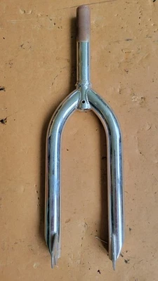 1990s GT Fork Forks 1 in Threaded Chrome Old Mid School BMX - Image 1 of 4