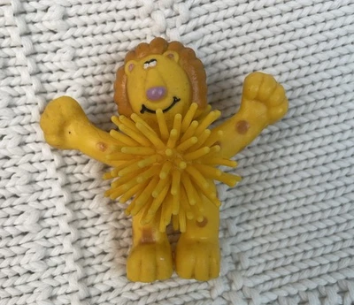 Figura de juguete de goma clásica vintage Spike Koosh Ball Lion 2,25" Foto 1 de 4