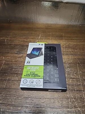 M-Edge Folio Power Pro Universal Keyboard Case Fits Tablets 7"-8" - Image 1 of 4