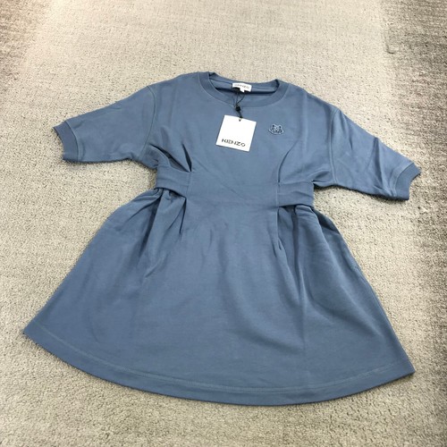 KENZO Maglione Vestito Donna Extra Small Tasca Vita Felpa Vestito Donna