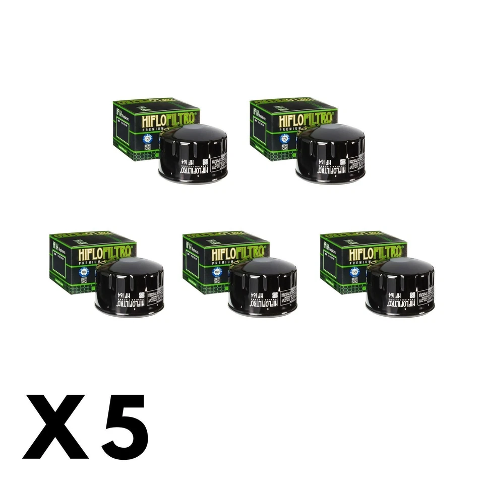 Paquete de 5 filtros de aceite Hiflo para BMW R nineT Urban GS 2017-2023 Foto 1 de 1