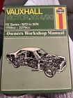 Haynes Vauxhall Victor 1972 To 1974 Owners Workshop Manual