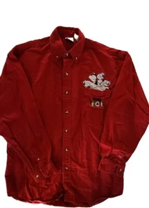 Vintage Disney Store 101 Dalmatiner besticktes Langarmhemd mit Knopfleiste - Bild 1 von 4