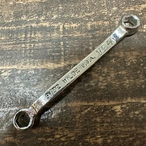 WILDE USA 9/32" x 1/4" SAE OFFSET DOUBLE BOX END WRENCH 6 PT 3.5" Short - Picture 1 of 4