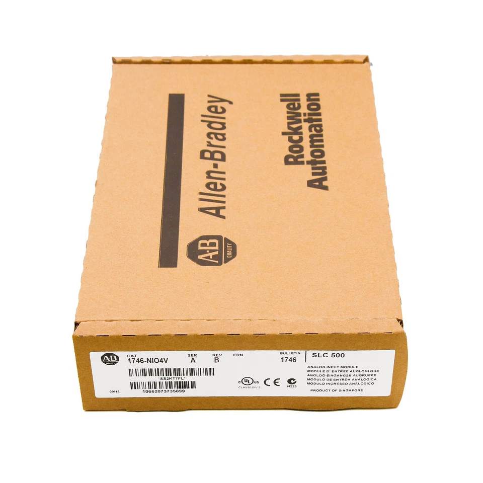 New Factory Sealed AB 1746-NIO4V SER A SLC 500 Analog Output Module 1746NIO4V - Image 1 of 1