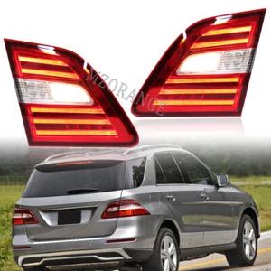 Pair Rear Inner Tail Light Brake Lamps For Mercedes Benz M-Class W166 2012-2015 - Picture 1 of 12