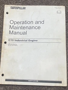 Caterpillar C15 Industrial Engine Operation/Maintenance Manual SEBU7902-04 - Imagen 1 de 2