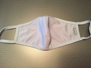 HANDMADE FACE MASK LIGHT GREY COLOR SPANDEX FABRIC CLOTH STRETCHABLE/REUSABLE. - Picture 1 of 5