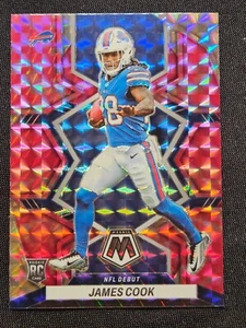 2022 Panini Mosaic - NFL Debut James Cook #285 Camo Pink Mosaic Prizm (RC) - Picture 1 of 2