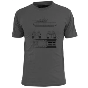 Mens Landkreuzer P100 WW2 German Tank Blueprint T Shirt  - Picture 1 of 2