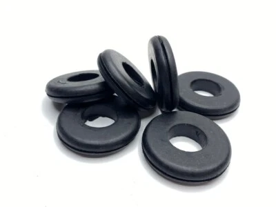 PIERCE PERFORMANCE INDUSTRIES Large Rubber Grommets 7/8" ID x 1-3/4" OD, 1/16" Groove (6 Pieces)