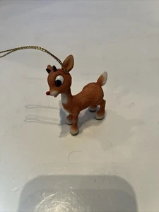 2004 RUDOLPH The Red Nosed REINDEER Plastic Figure ORNAMENT Classic Media / PMI - Bild 1 von 4