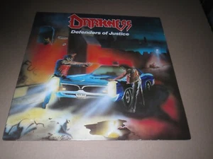 DARKNESS ~DEFENDERS OF JUSTICE~ VERY HARD TO FIND FIRST PRESS LP VINYL EXODUS - Picture 1 of 4