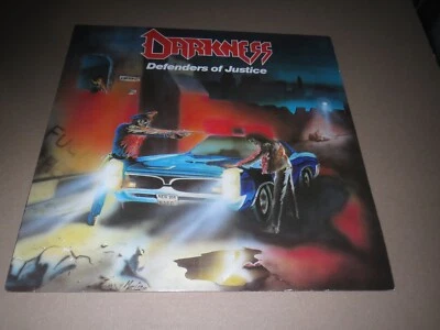 DARKNESS ~DEFENDERS OF JUSTICE~ VERY HARD TO FIND FIRST PRESS LP VINYL EXODUS - Image 1 of 4
