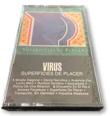 VIRUS, Superficies de Placer, 1987 Cassette Tape, New, Factory Sealed, Rare Find - Image 1 of 4
