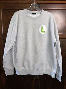 Universal Studios Hollywood Super Nintendo World Luigi Pullover Sz Medium/Large - Picture 1 of 8