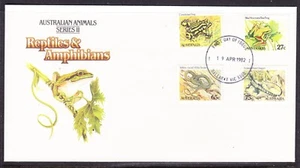 Australia 1982 Reptiles  Series 2 First Day Cover No 2 - Ballarat Vic 3350 - Picture 1 of 1