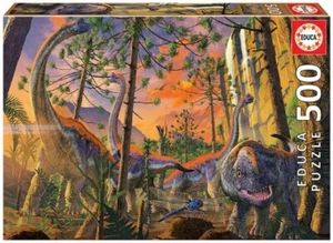 Rompecabezas Educa 500 piezas 19001 - Curious Dinosaurs - Imagen 1 de 1