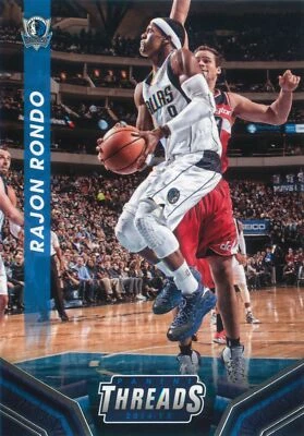 Rajon Rondo 2014-15 Panini Threads Basketball Base Card #158 Dallas Mavericks - Image 1 of 2