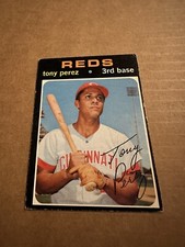 1971 Topps #580 Tony Perez Cincinnati Reds MLB HOF Baseball Star EX