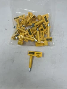 Lot of 20 TydenBrooks SnapTracker trailer  Bolt Seals, yellow , Serial Numbered  - Picture 1 of 3