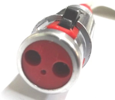 Daltron XLR LNE 11C Kabelhalterung Buchse Live Neutral Erde Netz Stromanschluss