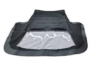 Fits: Chevrolet Camaro Firebird 87-89 Soft Top Haartz Black Canvas 50" Wide - Foto 1 di 5
