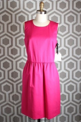 Nuevo con etiquetas Vestido Rojo Valentino Abiti Donna Orchidia Rosa EU 46 US 8 Algodón Lana  Foto 1 de 4