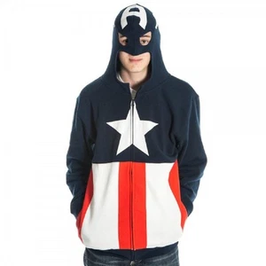 Marvel comics Captain America - Costume Hoodie - Officially Licensed Hoodie - Picture 1 of 2