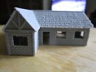  1 " N " SCALE ONE STORY HOUSE W/ BRICK TEXTURE  L K  3D PRINTED