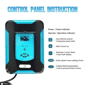 Salt Chlorine Generator-up to 10-55K gallons Inground Pool,Saltwater Pool System - Picture 1 of 17