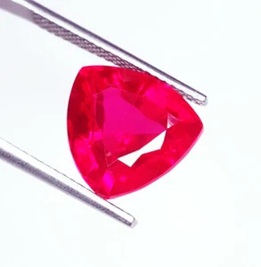 Lose Edelstein Natürlicher Mosambik Roter Rubin 6,27 Ct Zertifiziert Billionen Form Edelsteine - Bild 1 von 11
