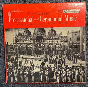 Giovanni Gabrieli "Processional and Ceremonial Music" reel to reel tape - Bild 1 von 3
