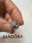 Authentic Pandora Retired Majestic Feathers With Cz No.791749cz Retired