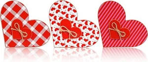 CRCZK 3Pcs Valentines Day Decor Love Heart Table Wooden Centerpieces... - Picture 1 of 7
