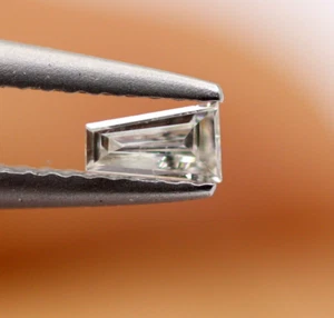 Diamante blanco natural corte baguette cónico suelto 0,046 quilates claridad G/VVS1 - Imagen 1 de 8