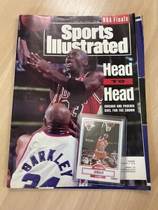 21. Juni 1993 Michael Jordan Sports Illustrated + 1990 Fleet MJ. Paketangebot - Bild 1 von 3