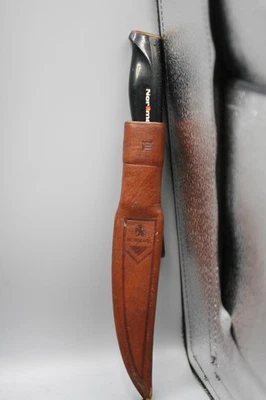 Vintage  Normark Fiskars, Finland  Knife With Leather Scabbard L1 - Image 1 of 4