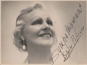 Photo Originale - ELVIRE POPESCO Signature Autographe - Théâtre  Franco-Roumaine - Bild 1 von 1